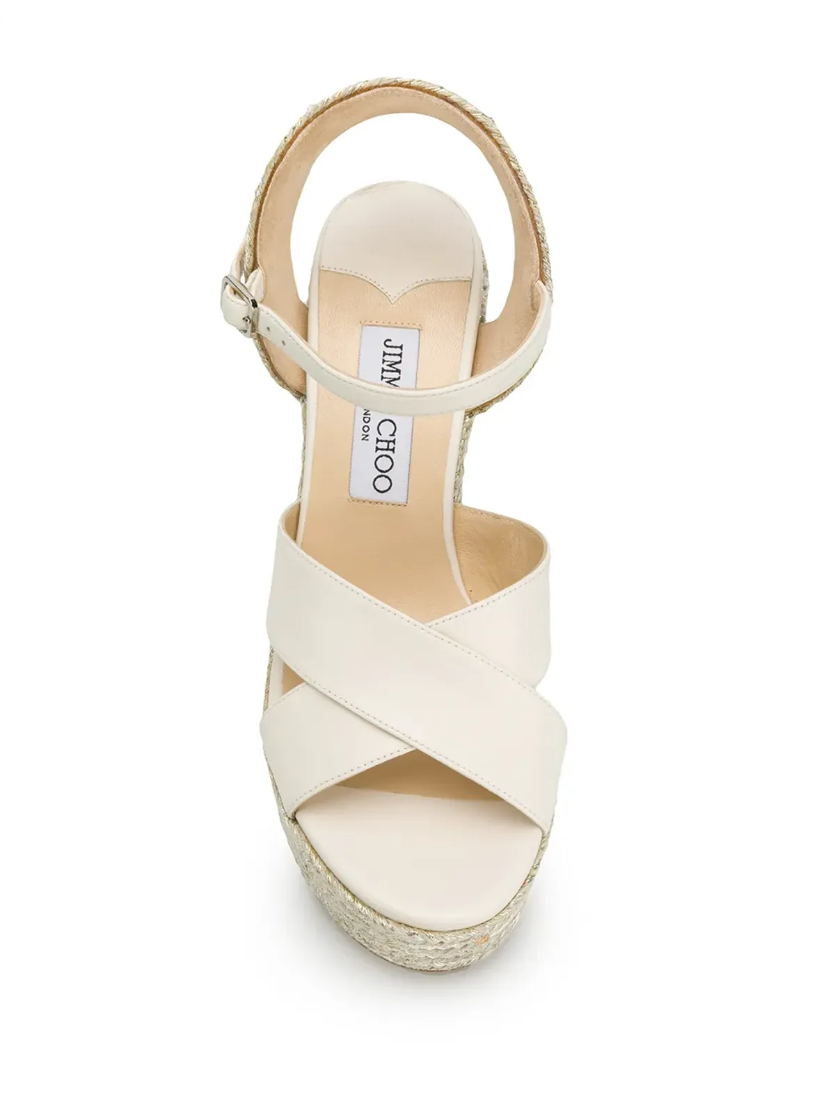Jimmy Choo Dellena クロスオーバー・ストラップ・プラットフォーム・エスパドリーユ - 画像4