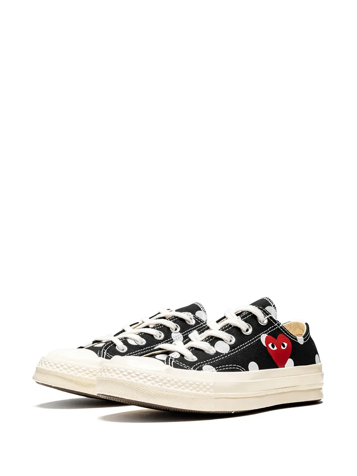 Converse x Comme Des Garçons Play Chuck 70 Ox ポルカドット スニーカー - 画像2