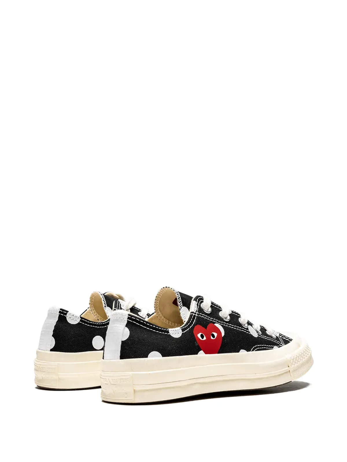 Converse x Comme Des Garçons Play Chuck 70 Ox ポルカドット スニーカー - 画像3