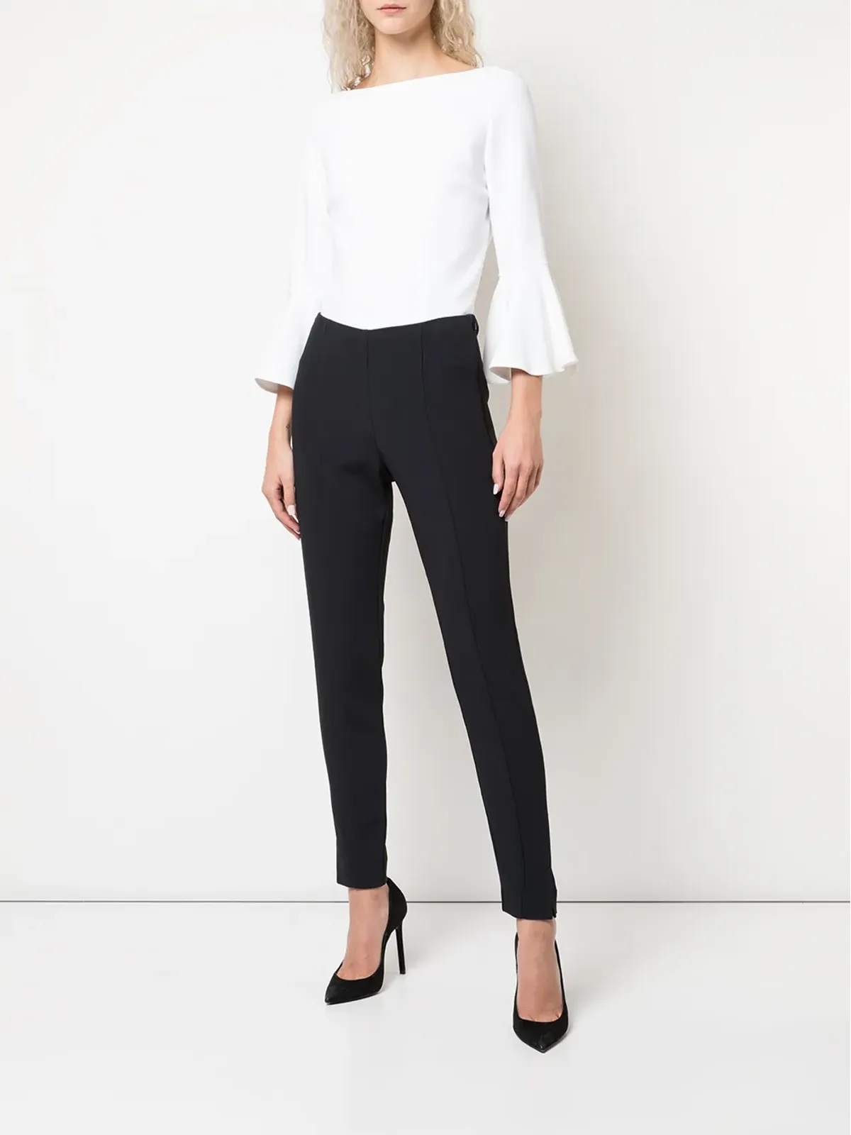 Carolina Herrera パイプドスキニーパンツ - 画像2