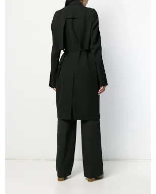 Rick Owens シングルブレスト ベルト付きコート - サムネイル4