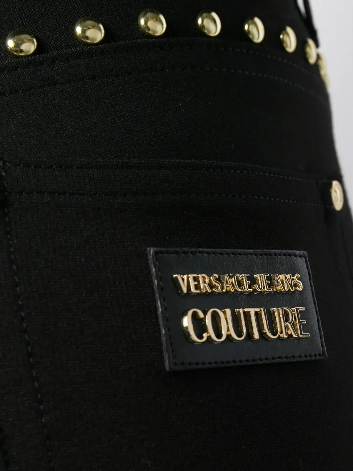 Versace Jeans Couture スタッドディテールのスキニーパンツ - 画像5