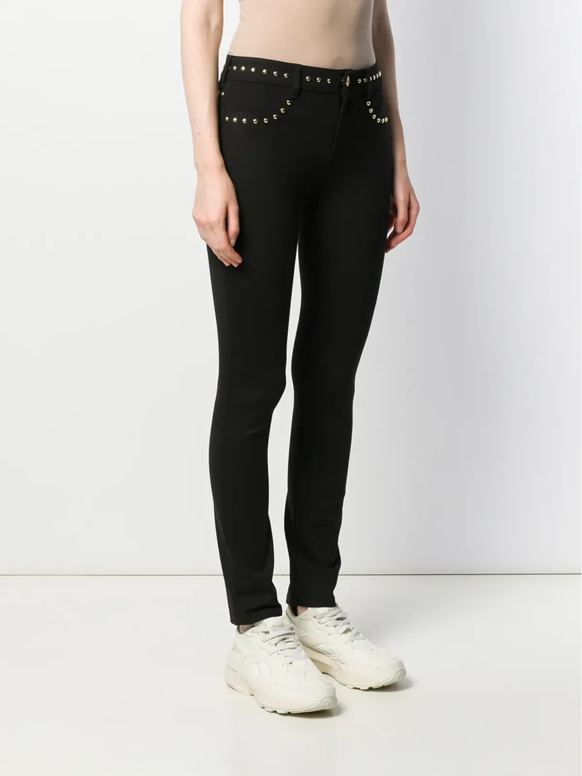 Versace Jeans Couture スタッドディテールのスキニーパンツ - 画像3