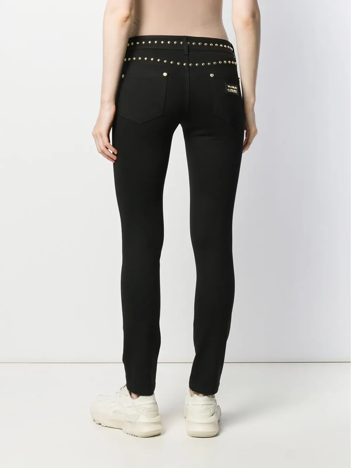 Versace Jeans Couture スタッドディテールのスキニーパンツ - 画像4