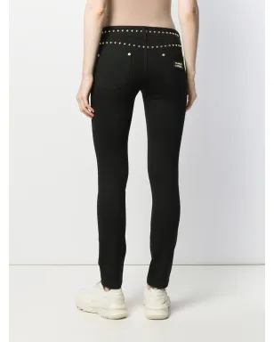 Versace Jeans Couture スタッドディテールのスキニーパンツ - サムネイル4