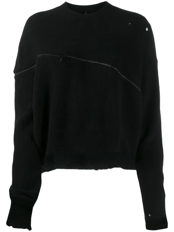 UNRAVEL PROJECT UNRAVEL PROJECT オーバーサイズ ジップ付きニットの商品画像