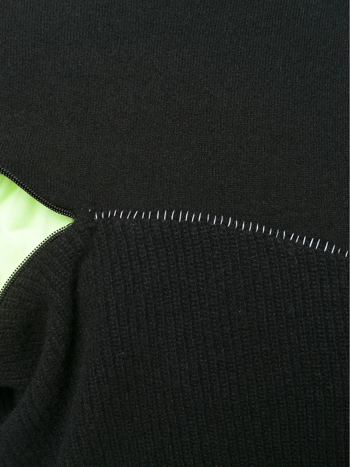 UNRAVEL PROJECT オーバーサイズ ジップ付きニット - 画像5