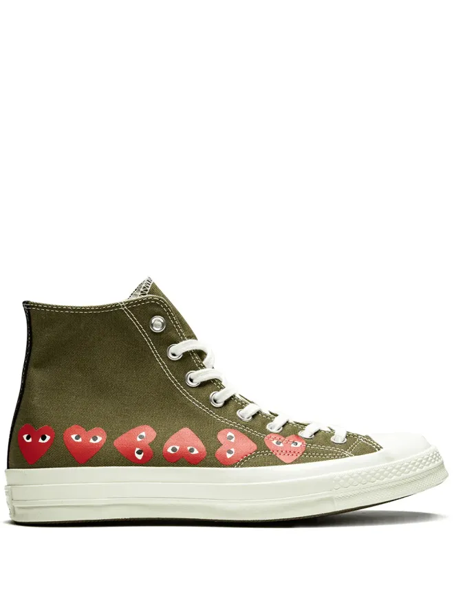 Converse Converse Chuck 70 Hi マルチハーツ グリーン スニーカーの商品画像