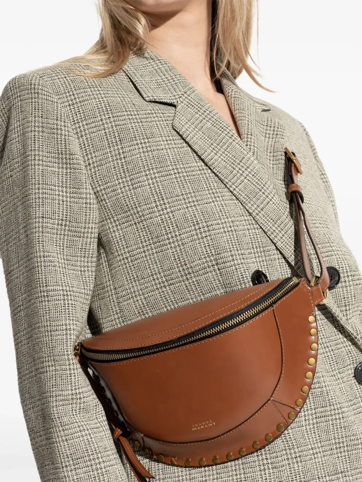 ISABEL MARANT Skano レザー ベルトバッグ - ブラウン - 画像2