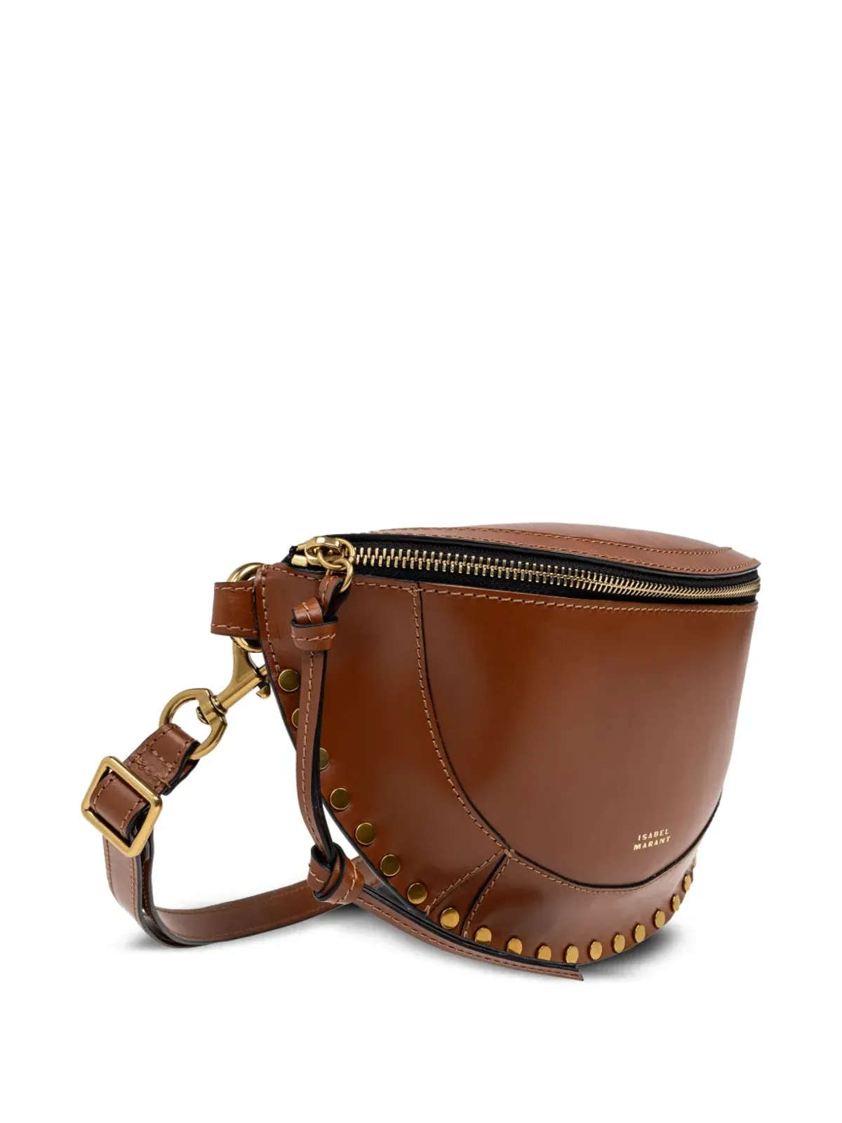 ISABEL MARANT Skano レザー ベルトバッグ - ブラウン - 画像4