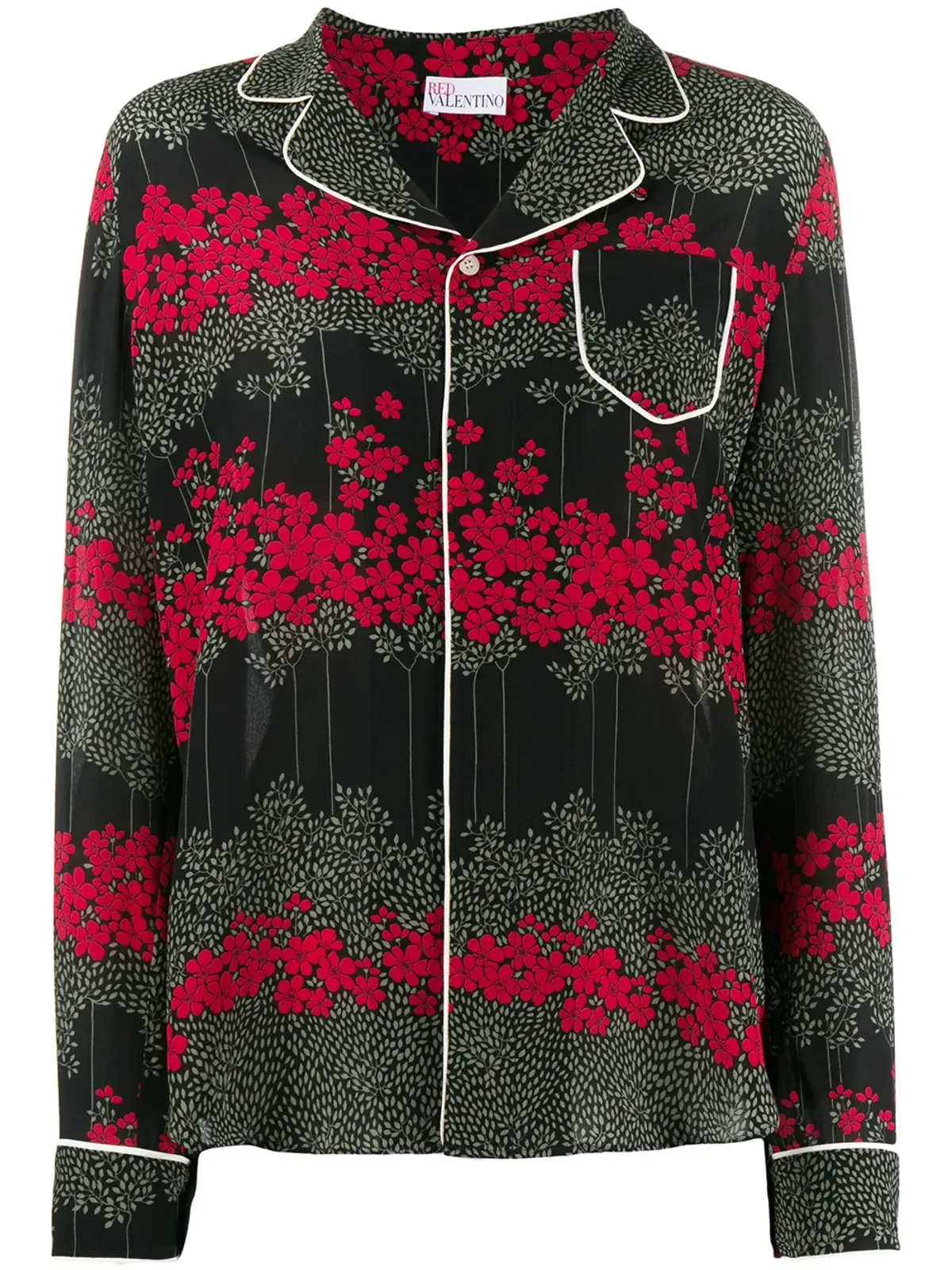 RED Valentino Dreaming Peonyプリントシャツ - 画像1