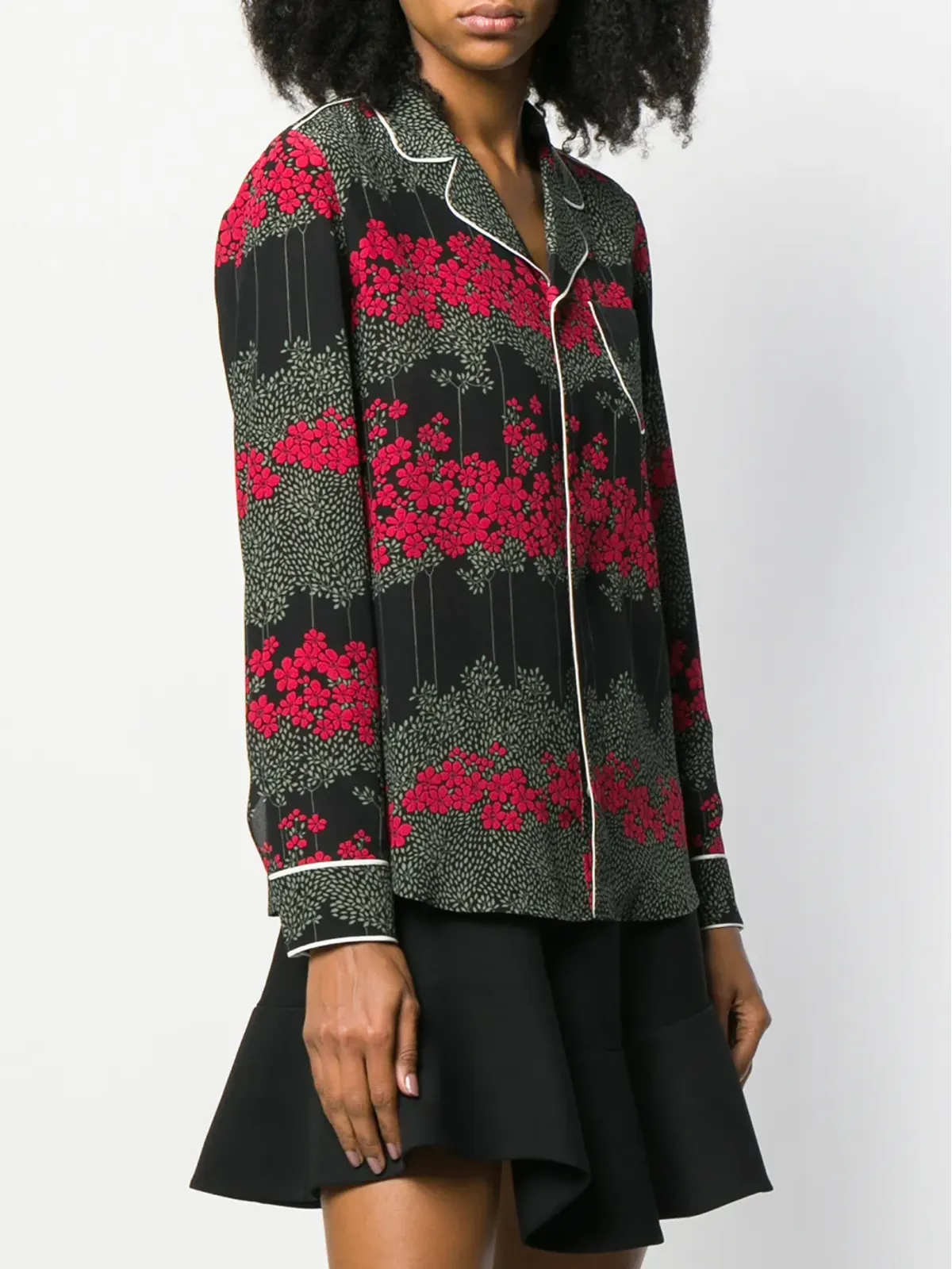 RED Valentino Dreaming Peonyプリントシャツ - 画像3