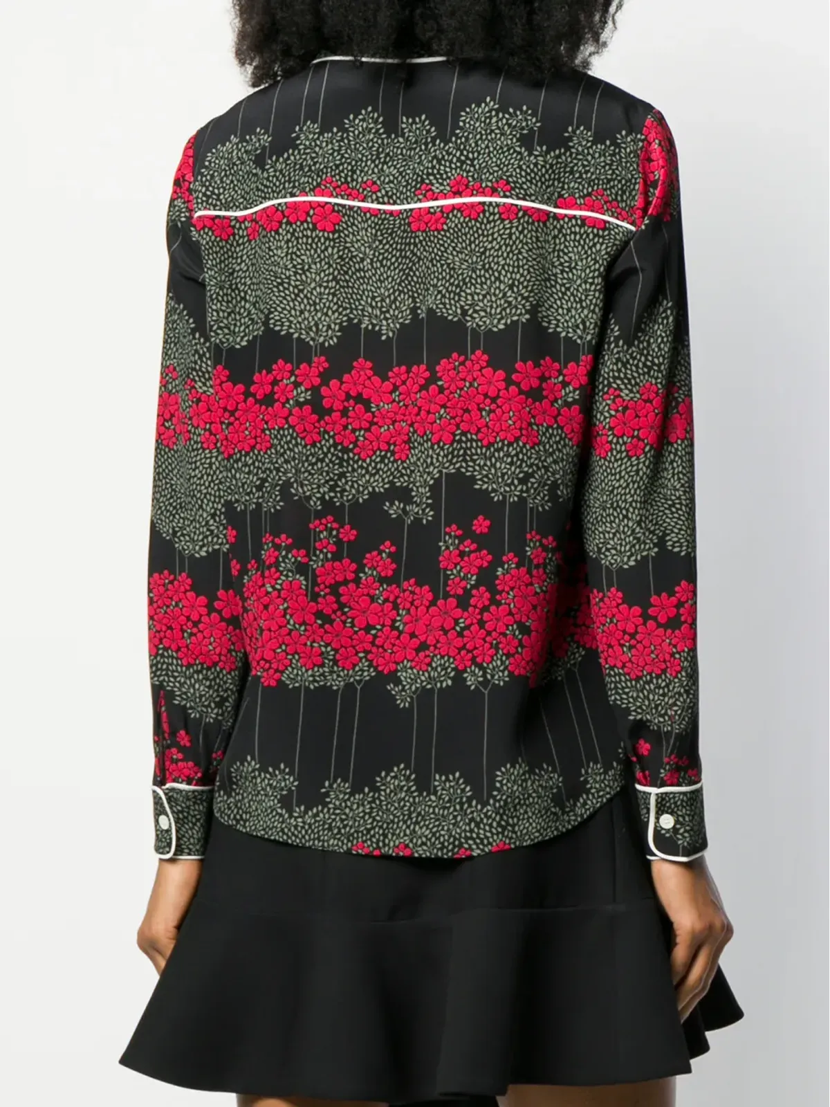 RED Valentino Dreaming Peonyプリントシャツ - 画像4