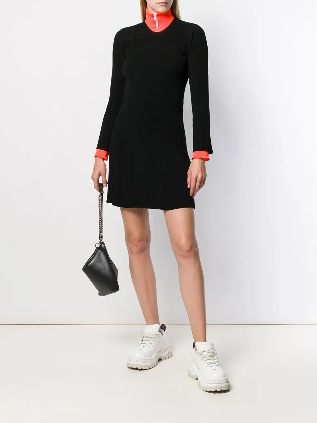 Kenzo オープンワークニットドレス - ブラック - 画像2