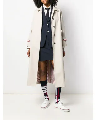 Thom Browne ラグランスリーブ防水トレンチコート - サムネイル2