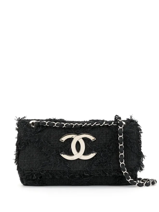 CHANEL Pre-Owned CHANEL Pre-Owned CCロゴ チェーンショルダーバッグ ブラックの商品画像