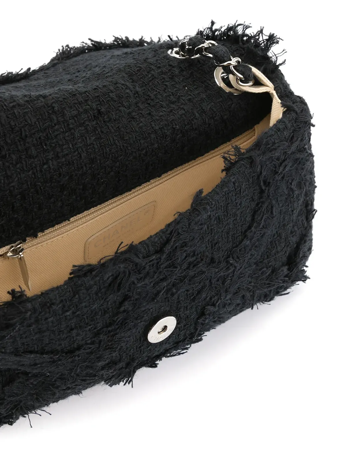 CHANEL Pre-Owned CCロゴ チェーンショルダーバッグ ブラック - 画像5