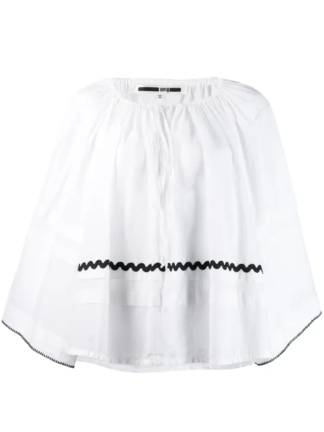 McQ Swallow McQ Swallow タイネックディテール ブラウスの商品画像