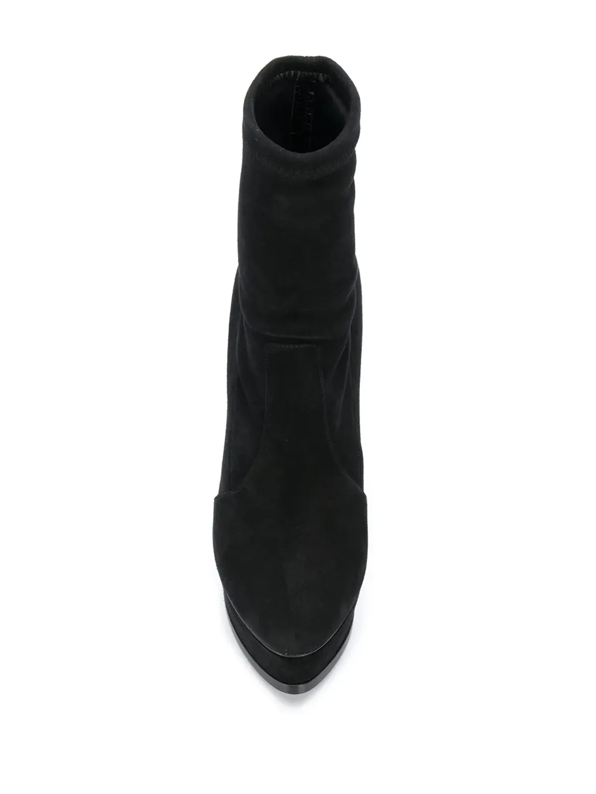 Casadei プラットフォーム アンクルブーツ ブラック - 画像4