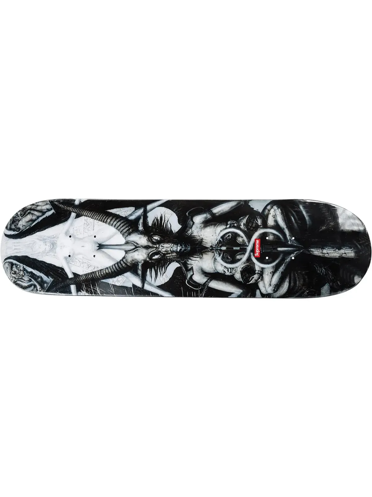 Supreme Giger graphic-print スケートボード - 画像1