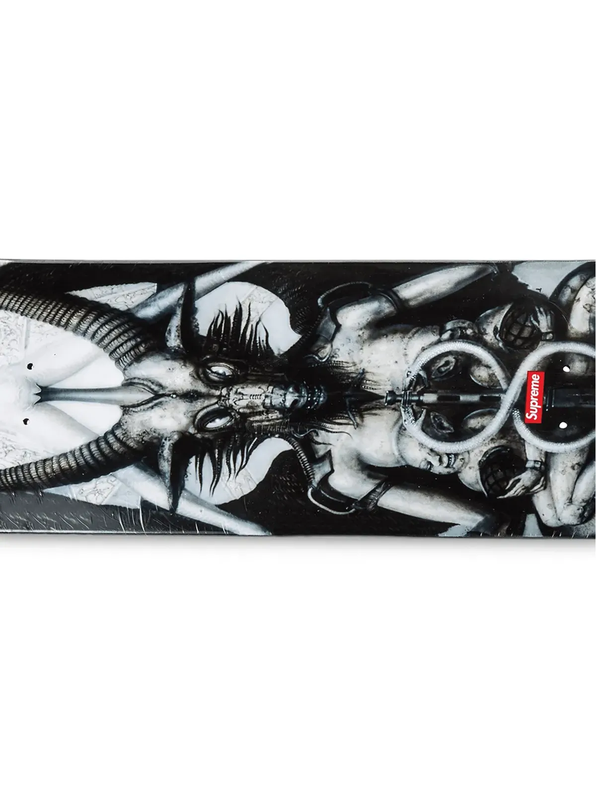 Supreme Giger graphic-print スケートボード - 画像3