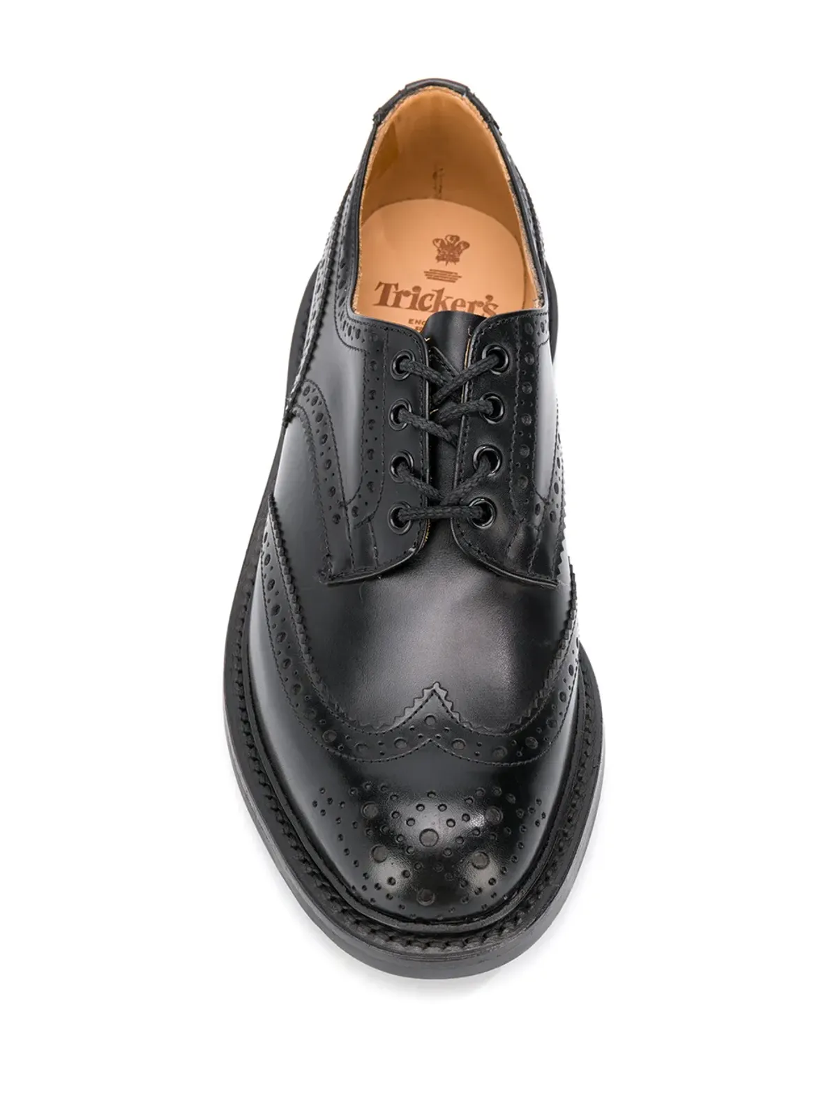 Tricker's ボーロトン レザー ブローグス - 画像4