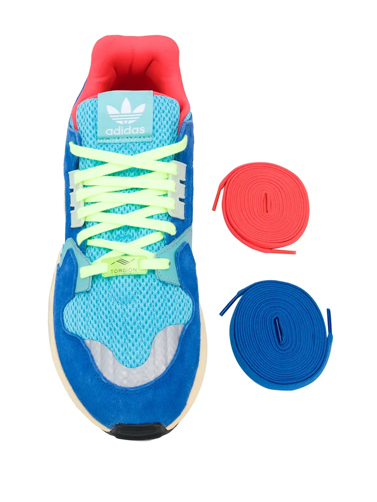adidas ZXトーションスニーカー ブルー - 画像4