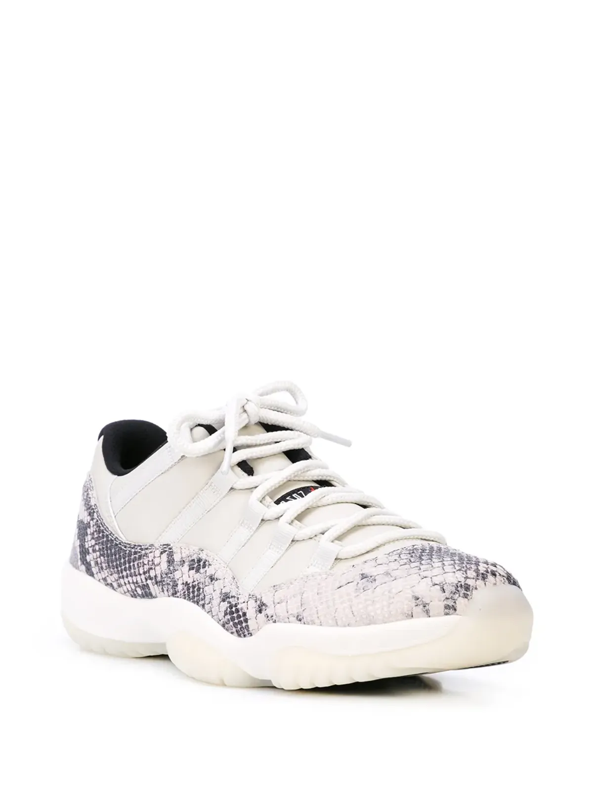 Jordan エア ジョーダン 11 レトロ ロー スネークスキン ライトボーン スニーカー - 画像2