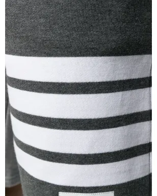 Thom Browne 4バー・ストライプ トーン トラックショーツ - グレー - サムネイル5