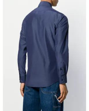 Ralph Lauren Purple Label グラフィックノーティカルプリントシャツ - ブルー - サムネイル4