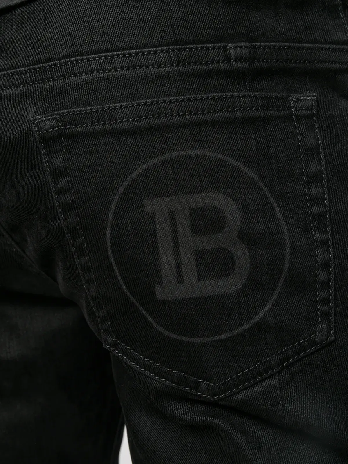 Balmain スリムフィット パネル入りジーンズ - 画像5