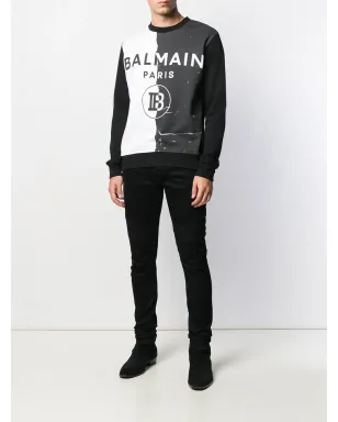 Balmain スリムフィット パネル入りジーンズ - サムネイル2