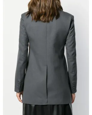 Rokh duffle single breasted jacket - Grey - サムネイル4