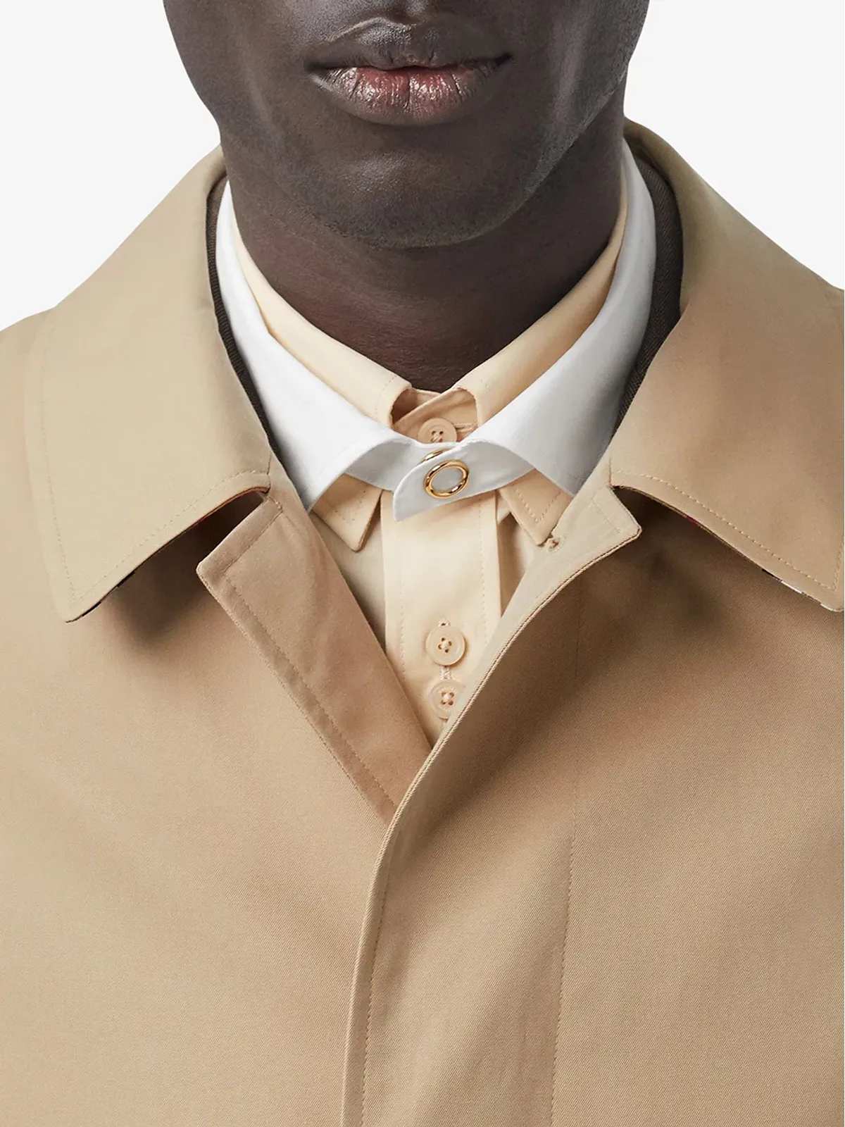 Burberry コットンギャバジン カーコート - ブラウン - 画像5