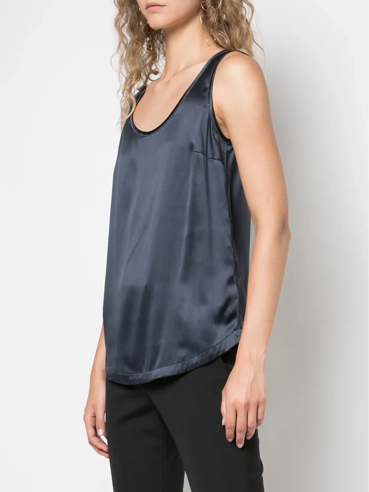 Brunello Cucinelli シルクタンクトップ - 画像3