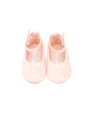 Dolce & Gabbana Kids レザー バレリーナシューズ - サムネイル3