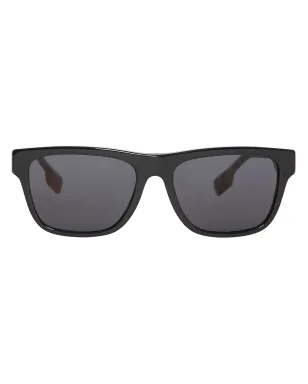 Burberry Eyewear ヴィンテージ チェック柄スクエアフレーム サングラス - サムネイル1