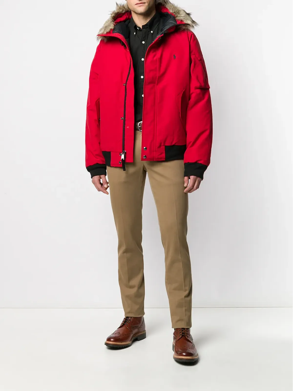 Polo Ralph Lauren スリムフィット ボタンダウンシャツ - ブラック - 画像2