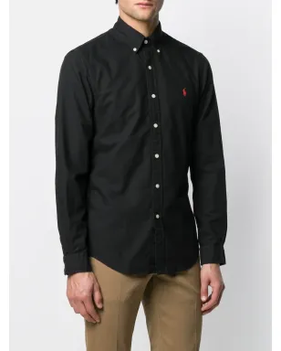 Polo Ralph Lauren スリムフィット ボタンダウンシャツ - ブラック - サムネイル3
