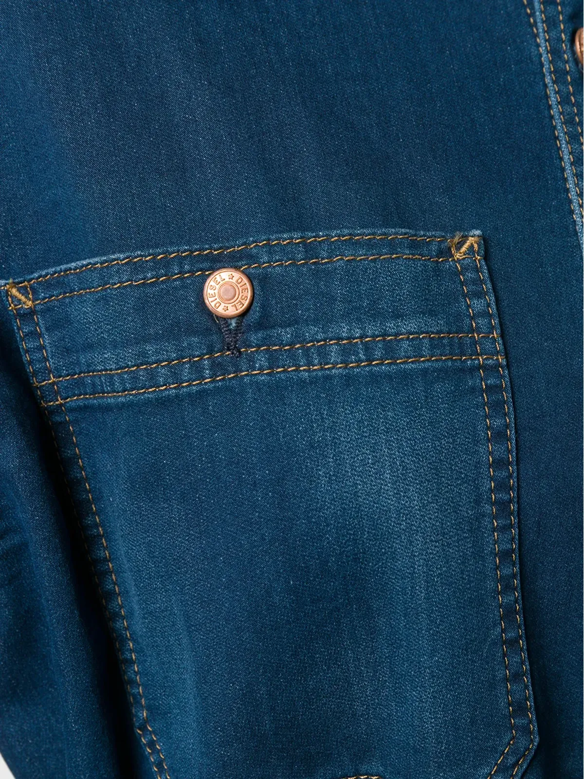 Diesel デニムシャツドレス - 画像5