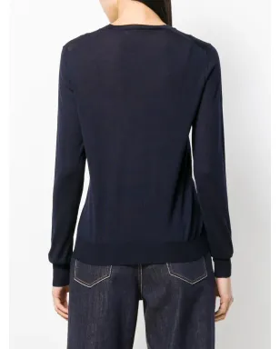 Roberto Collina ラウンドネックニットトップ - サムネイル4