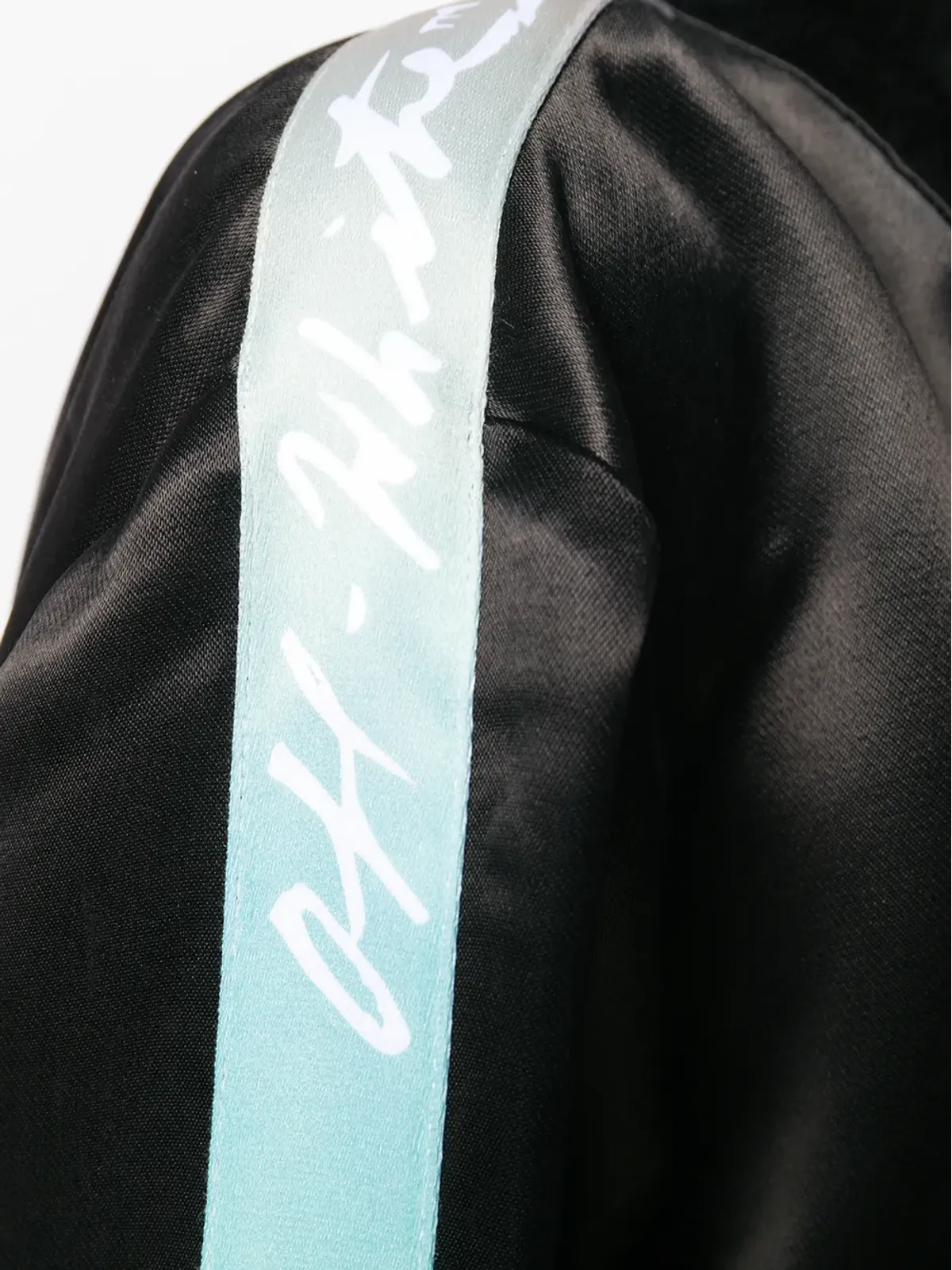 Off-White コントラストストライプジップフロントジャケット - 画像5