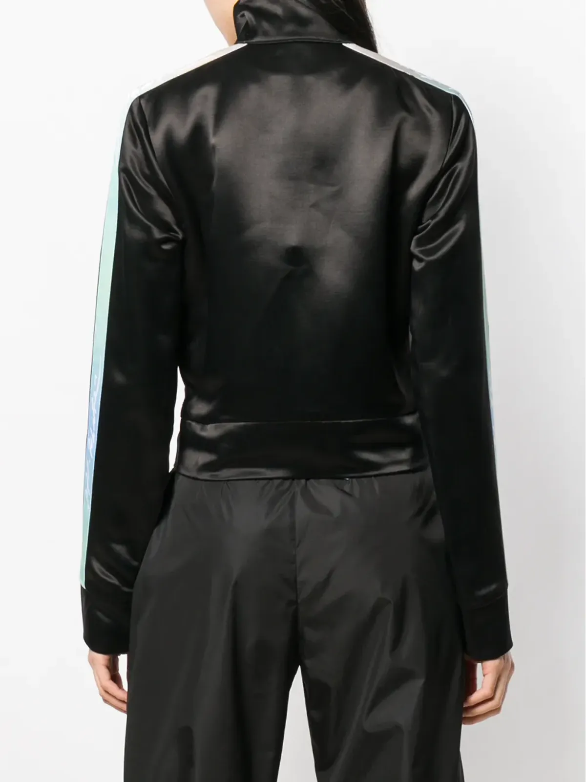 Off-White コントラストストライプジップフロントジャケット - 画像4