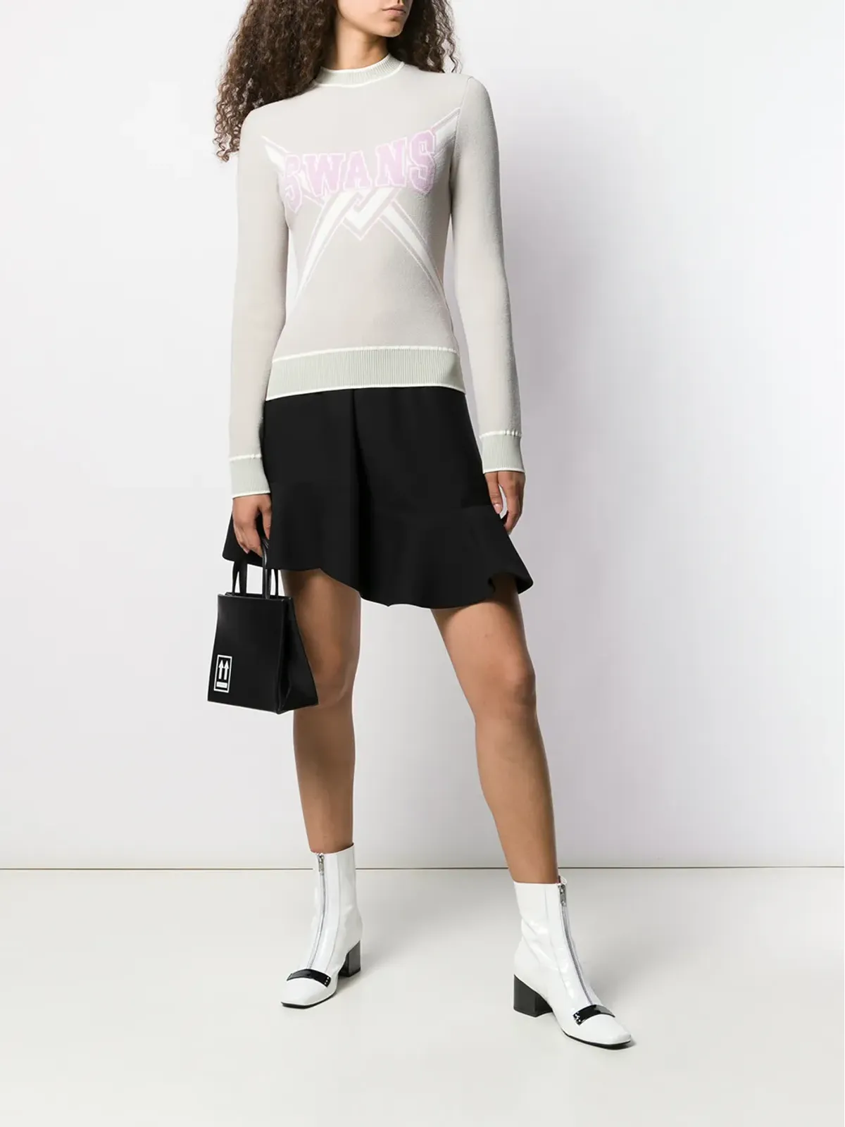Off-White スワンズニットセーター - 画像2