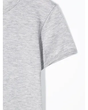Dolce & Gabbana Kids コットンTシャツ（2枚組）- グレー - サムネイル4