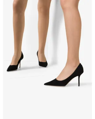 Jimmy Choo Love 85 ポインテッドトゥ ヒールパンプス - サムネイル3