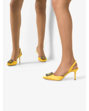 Manolo Blahnik Hangisi スリングバックパンプス - サムネイル3
