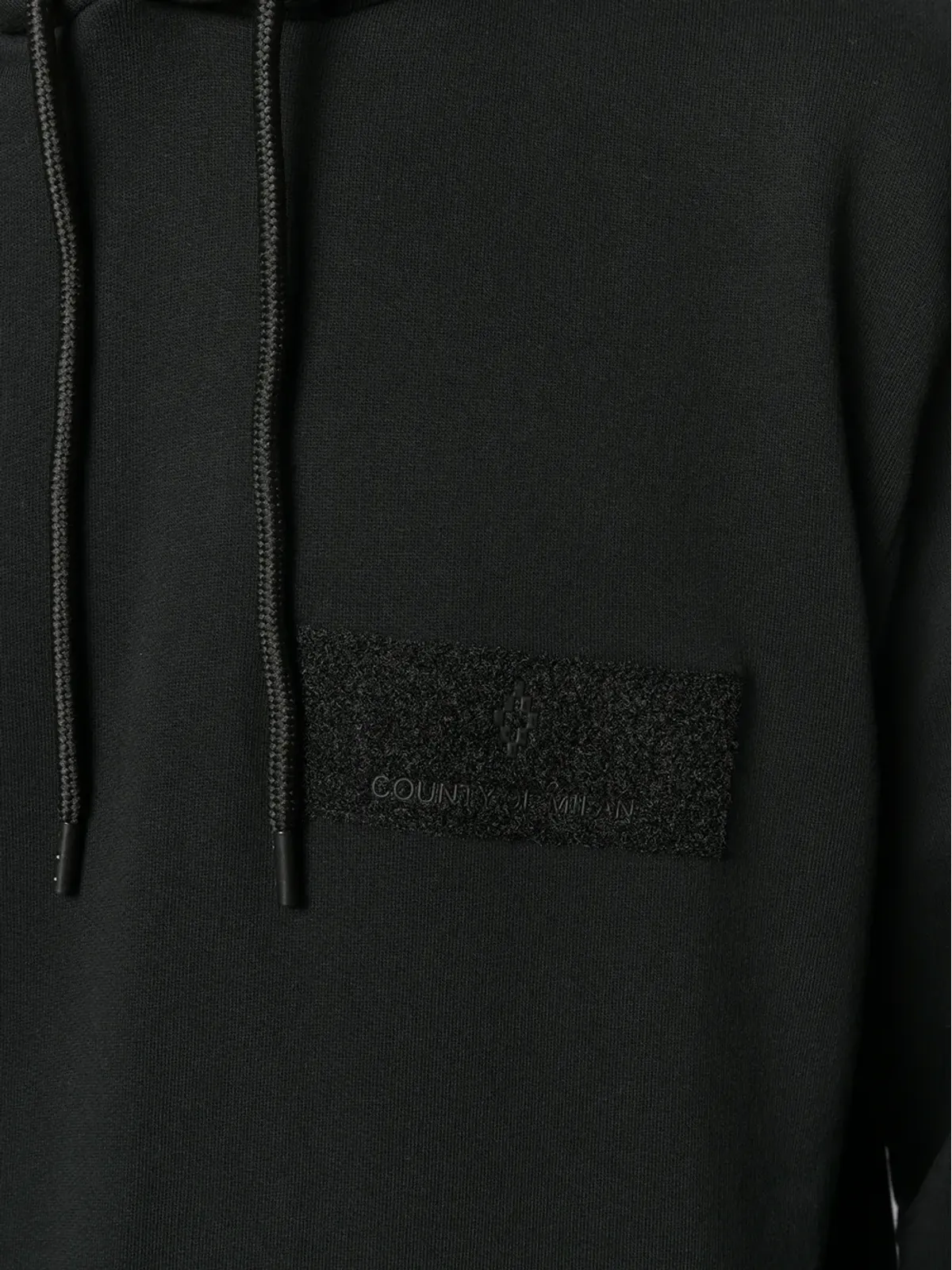 COUNTY OF MILAN オーバーサイズフーディ - Black - 画像5