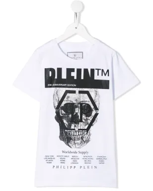 Philipp Plein Junior スカルプリントTシャツ - サムネイル1