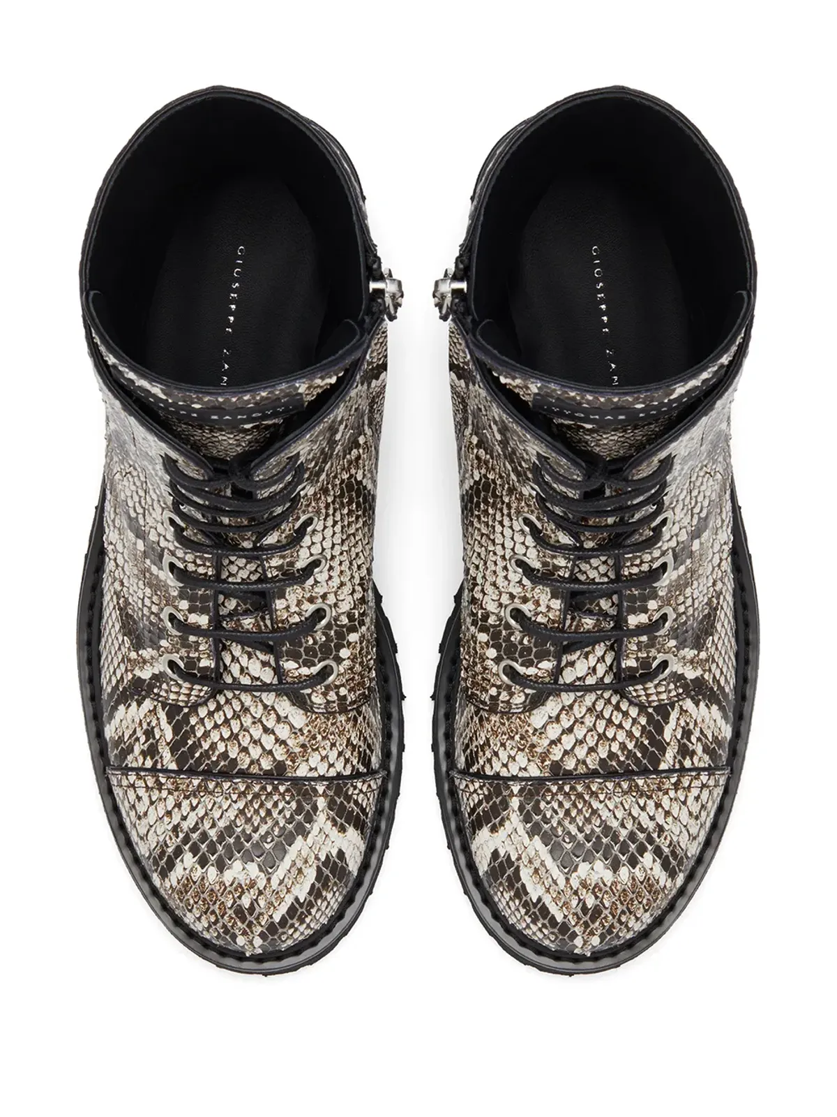 Giuseppe Zanotti Thora レースアップブーツ - 画像4